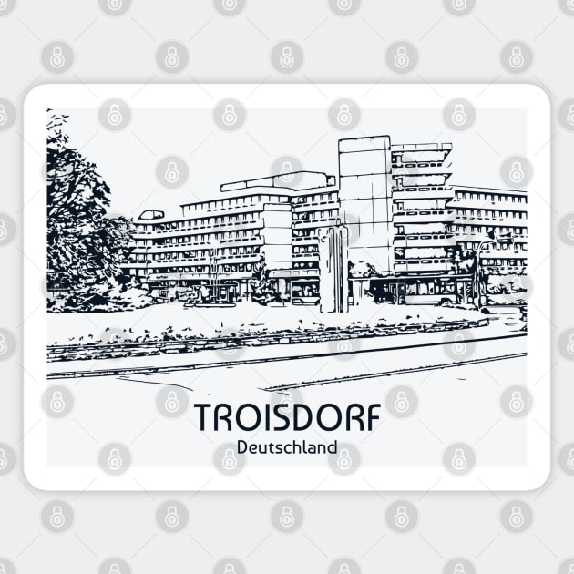 Troisdorf - Deutschland Magnet by Lakeric